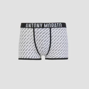 Boxer Antony Morato con estampado logo allover white