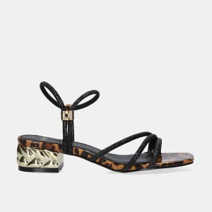 KATY-485 STRASS LEOPARD BLACK