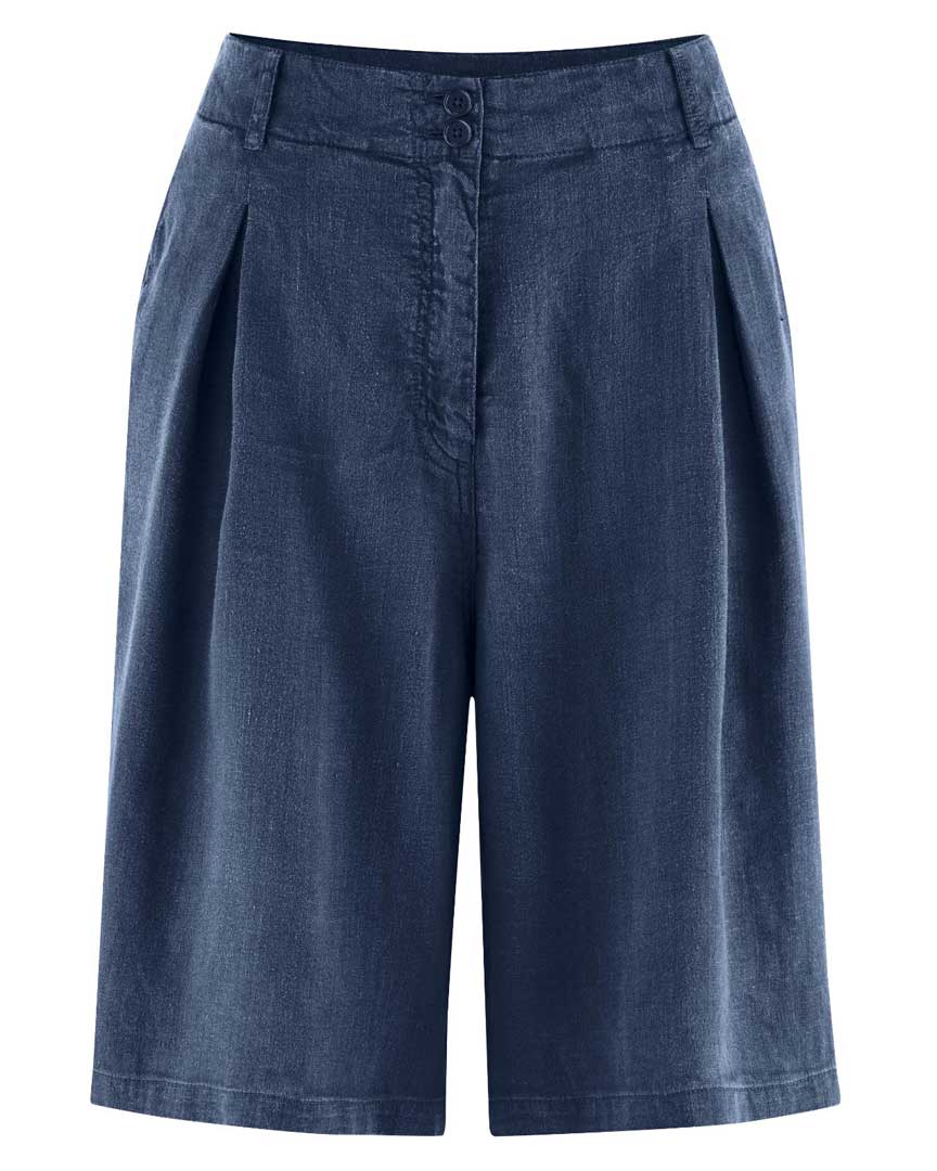 Bermudas mujer de cáñamo con bolsillos - Imagen 6