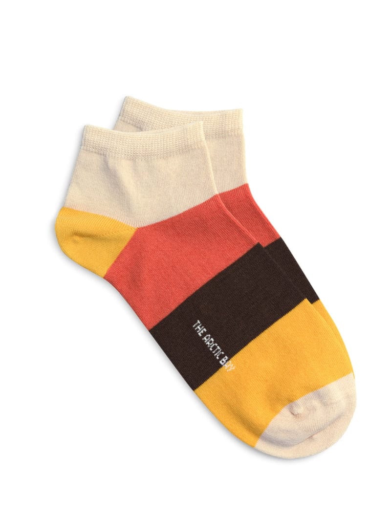 Calcetines cortos multicolor de algodón orgánico