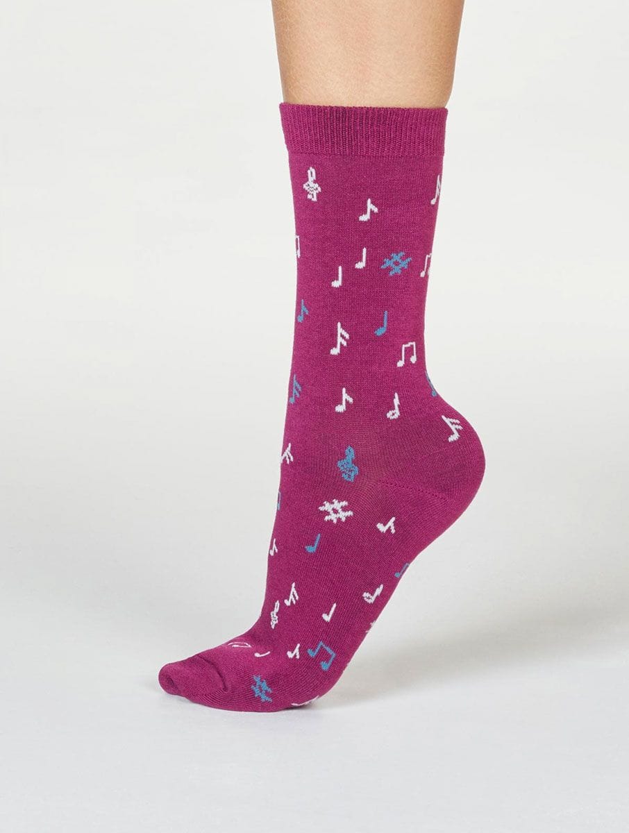 Calcetines mujer ecológicos de música. Pack de 2 - Imagen 6