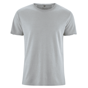 Camiseta lisa hombre de cáñamo y algodón orgánico