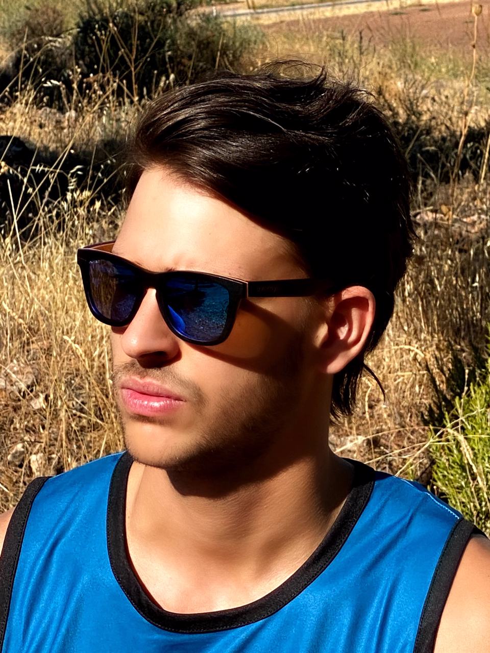 Gafas de Bambu Edgy Black.-Unisex - Imagen 3